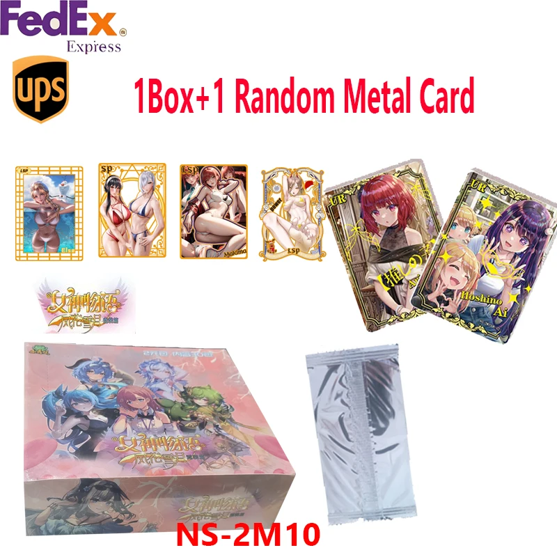 

Wholesales Goddess Story NS-2m10 Collection Card Cute Girl Booster Box Tcg Cards Anime Trading Card Birthday Gift