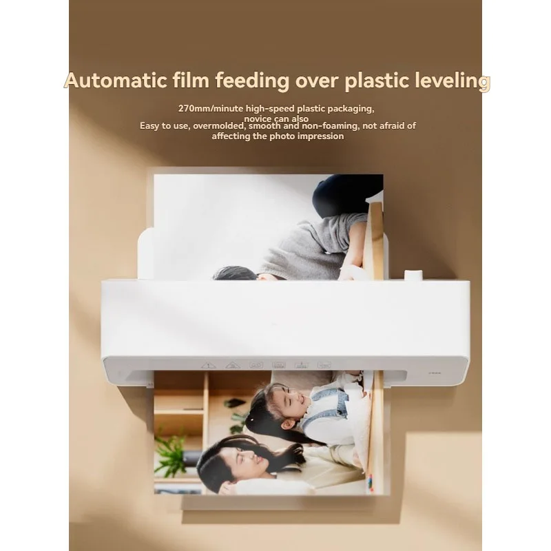 آلة تصفيح الصور مقاس A4 للاستخدام المكتبي والمنزلي، آلة رسم المستندات والخط البلاستيكي مقاس 7/8 بوصة