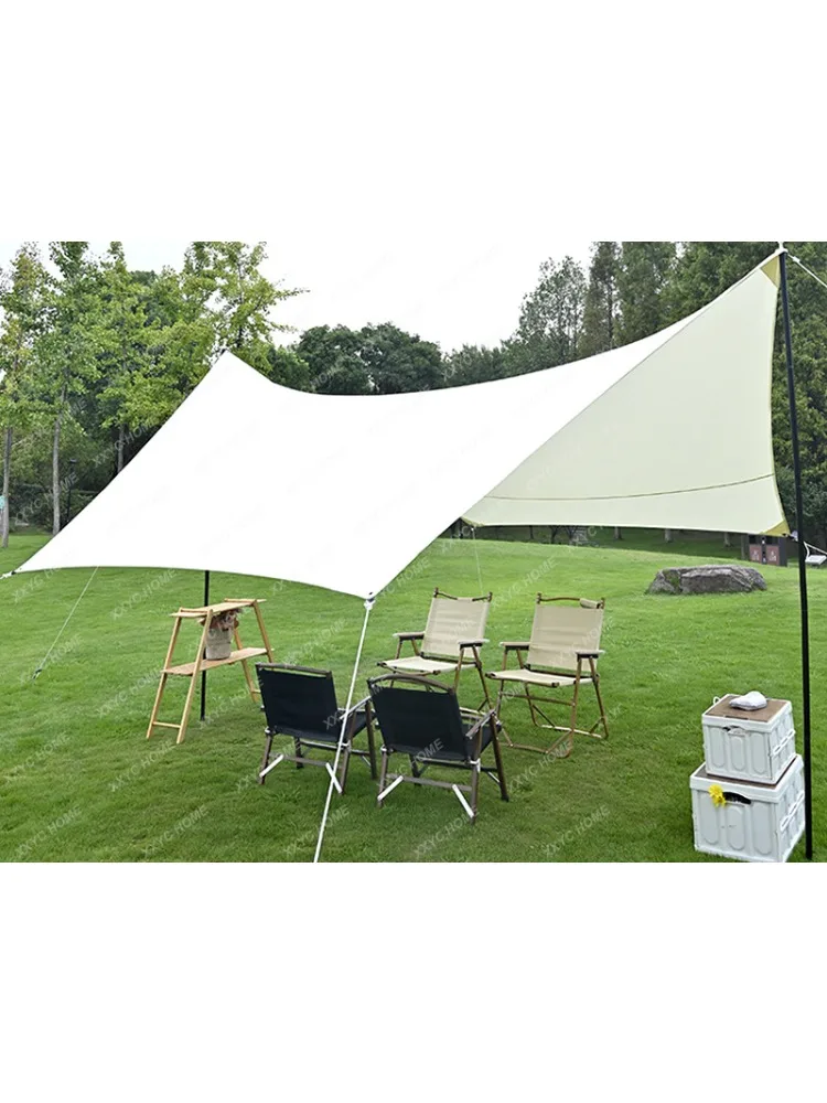 Tent Camping Camping Waterproof and Sun Protection Outdoor Hexagonal Sunshade Camp