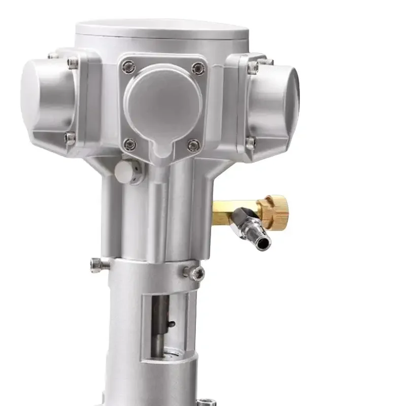 Mieszalnik pneumatyczny poziomy 50/60 galonów, przemysłowy, w pełni automatyczny, ze stali nierdzewnej do farb, sprzęt chemiczny ze stopu aluminium.