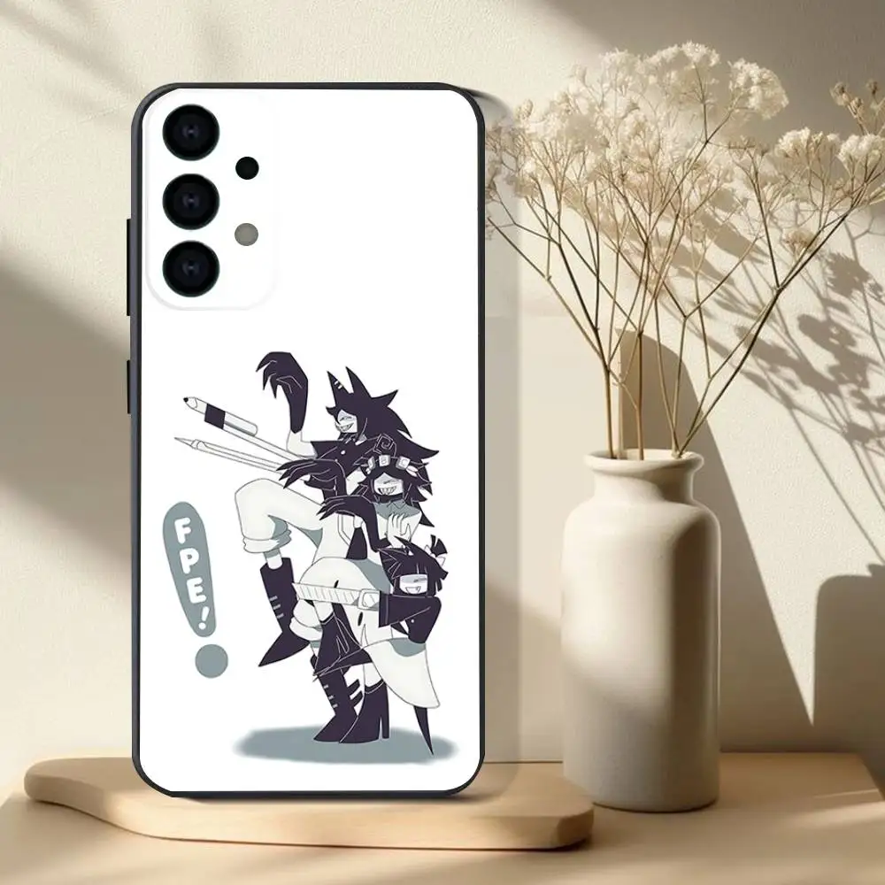 Custodia per telefono Miss Bloomie FPE per Samsung S25,S24,S21,S22,S23,S30,Ultra,S20,Plus,Fe,Lite,Note,10.9,5G Cover nera