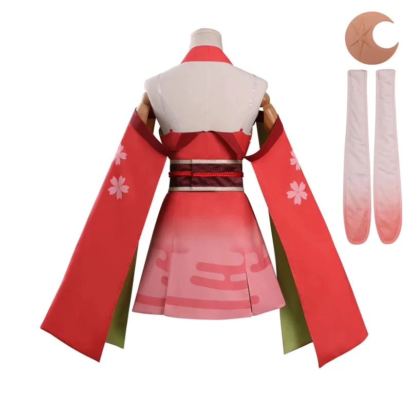 

5;e,8\v,5/Cosmic Princess Cosplay Costume Kaguya Dress Headwer Synthetic Wig Outfit Party Carnival Costumer;5'b\7,k/