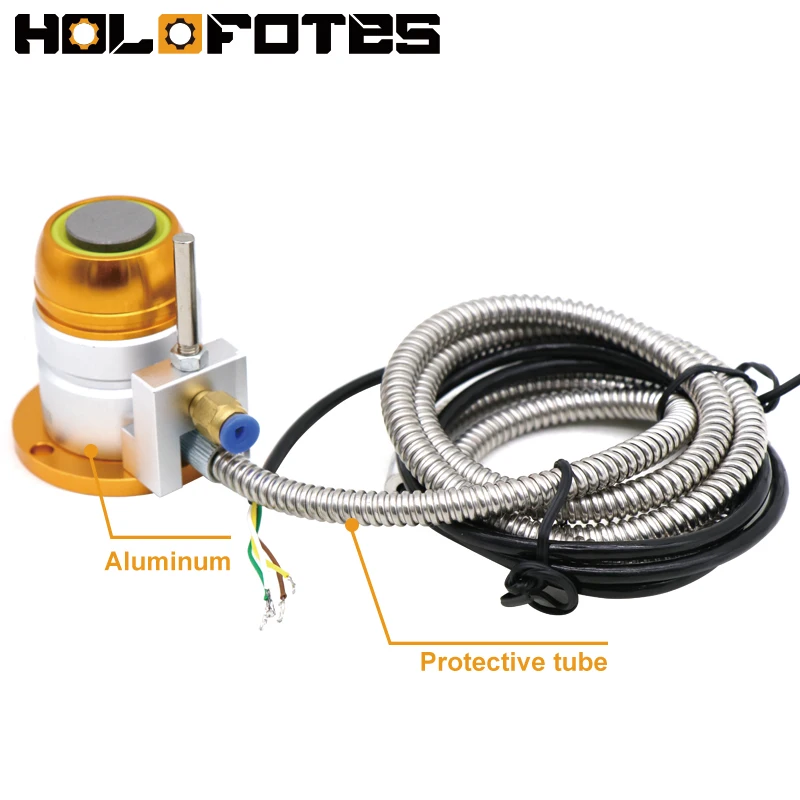 Imagem -04 - Ferramenta Cnc Sensor para Cnc Router Sonda do Eixo z Normal Fechado Configuração de Comprimento Gauge Pré-setter Blow up Automático Mach3