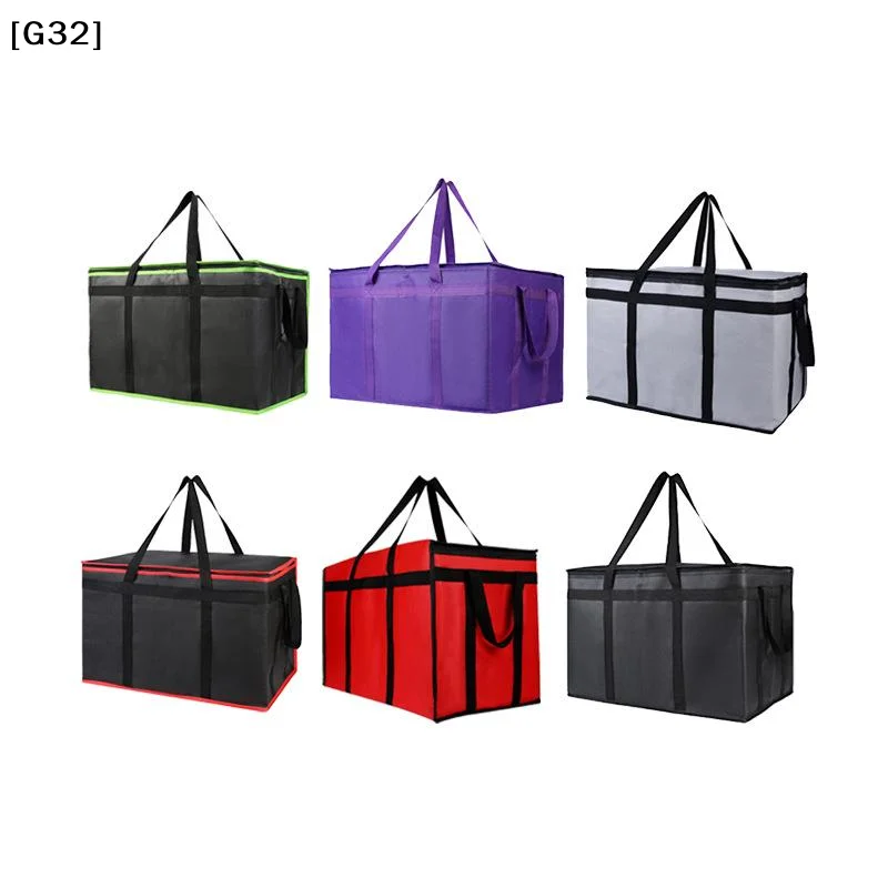 XXXL Large-capacity Insulated Bag Reusable, Three-layer Insulated Pizza Delivery Bag, Portable Waterproof Refrigeration Bag[G32]