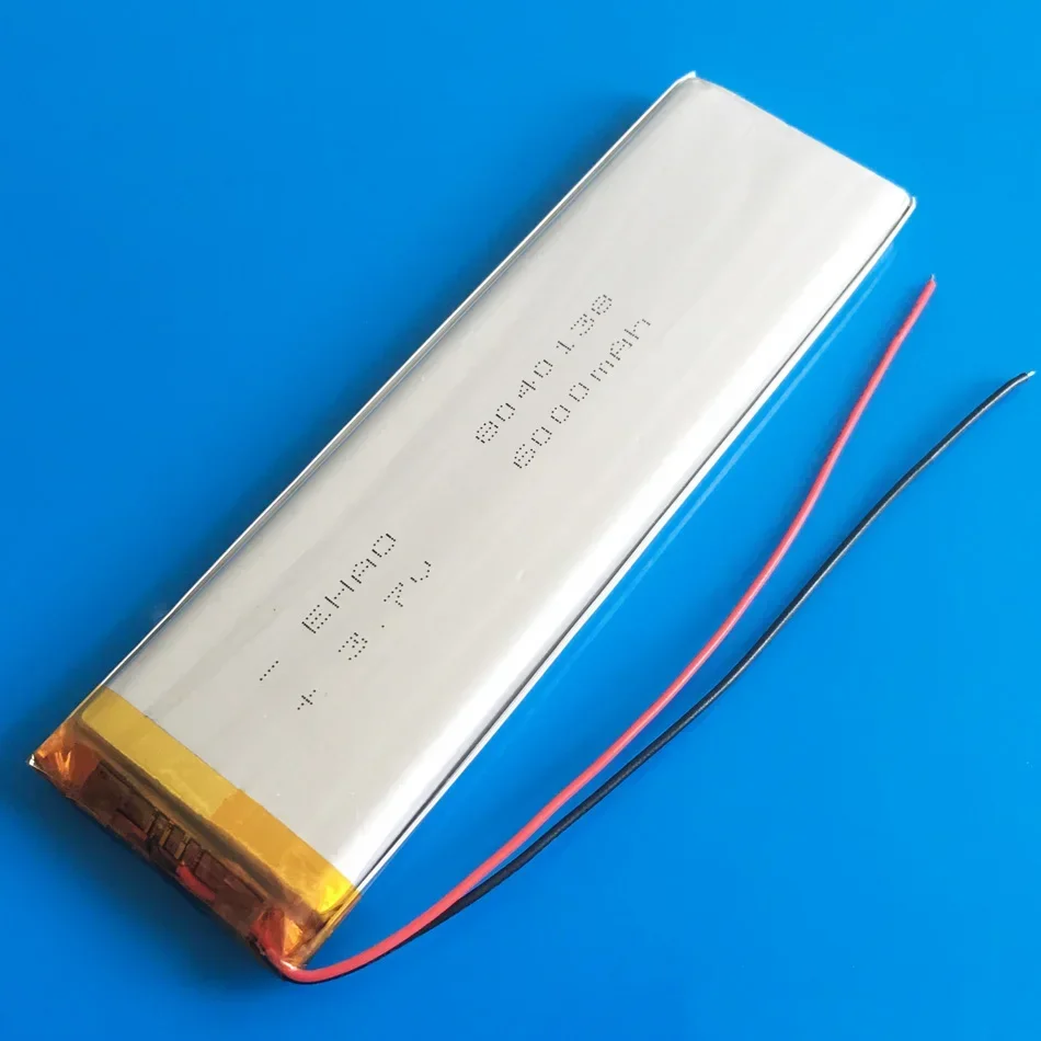 3.7V 6000mAh 8040138  Rechargeable Battery For GPS PSP DVD PAD E-book  pc  power bank video game