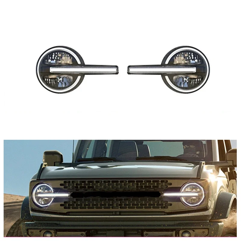 High Quality Exterior Accessories Auto Body Parts Front Head Light Headlamp For Ford Bronco 2021 2022 2023