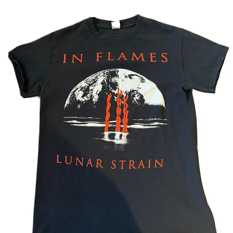 

In Flames Lunar Strain For Fan Black Oneside All Size T Shirt Kk167