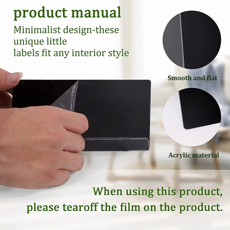 15 Pcs Acrylic Mini Chalkboard Sign For Food 4 X 3 Inch Small Chalkboard Sign Tabletop Chalkboard Signs Blackboard