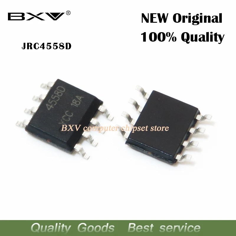 100Pcs Jrc4558D Sop… - image