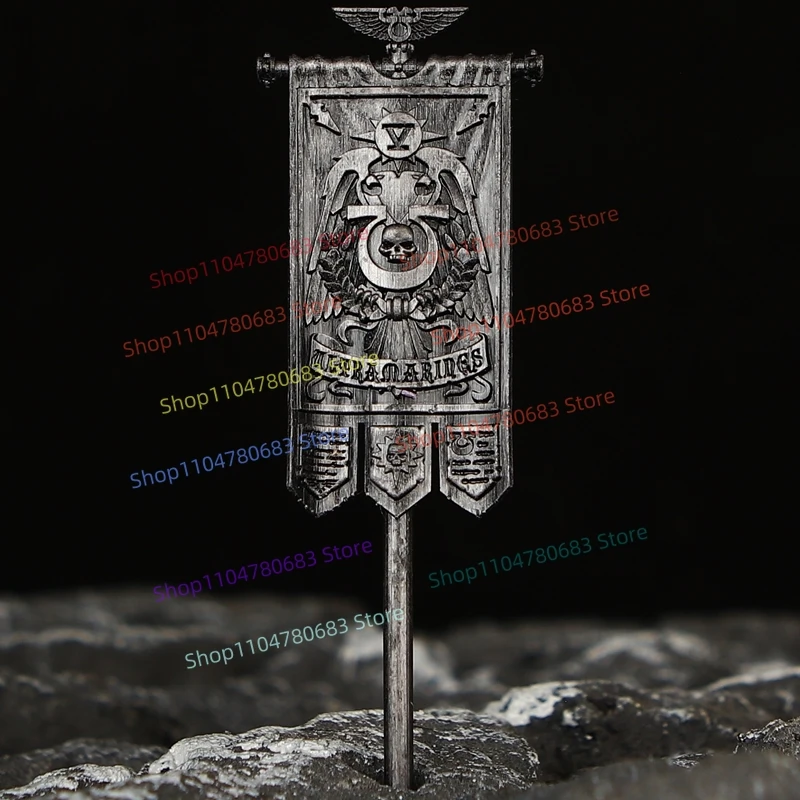 Building Block Army Flag Shield Bunker Accessories Mini Figure Assembly Model Decoration Anime Game Themed Decorative Toy Gift