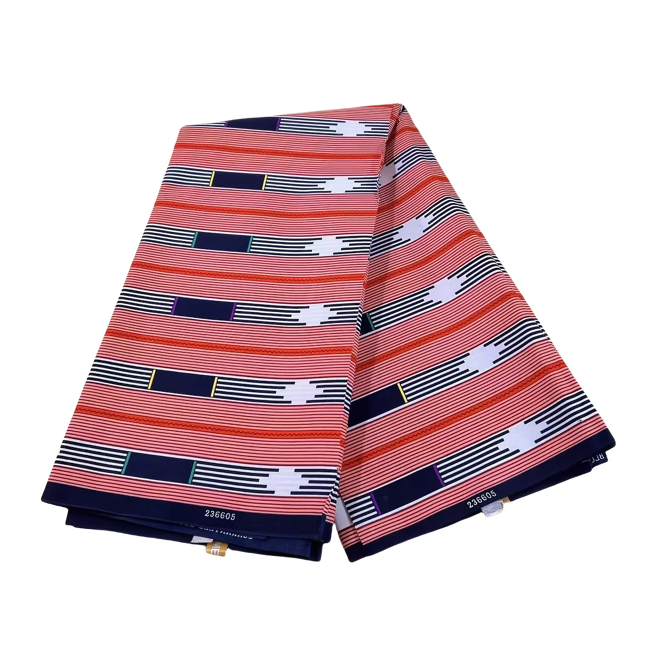 Tissu de cire africaine en polyester de 6 mètres |   Machine lavable pour l'artisanat de couture bricolage