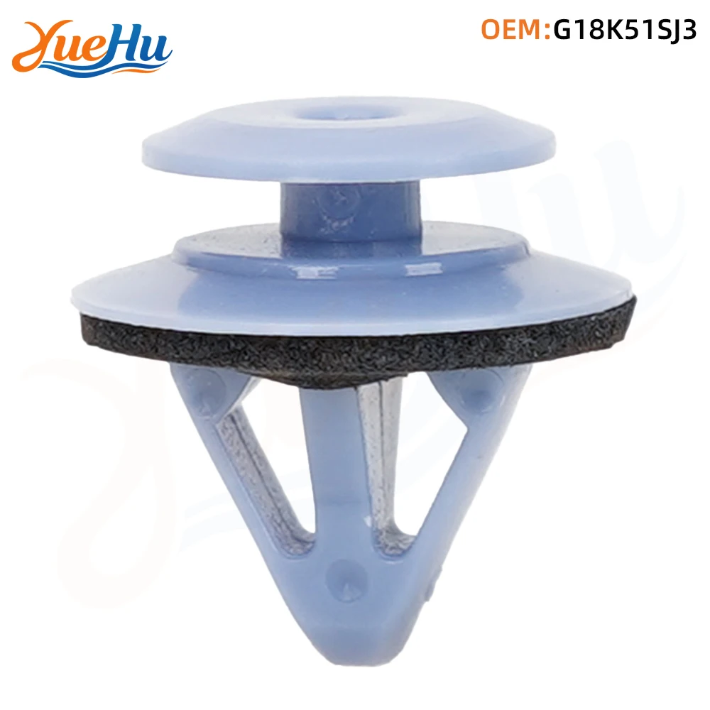 YUEHU 25 PCS G18K51SJ3 for Mazda Plastic Body Mouldings Retaining Clips Side Side Skirt Sill FastenerNE5151SJ3A