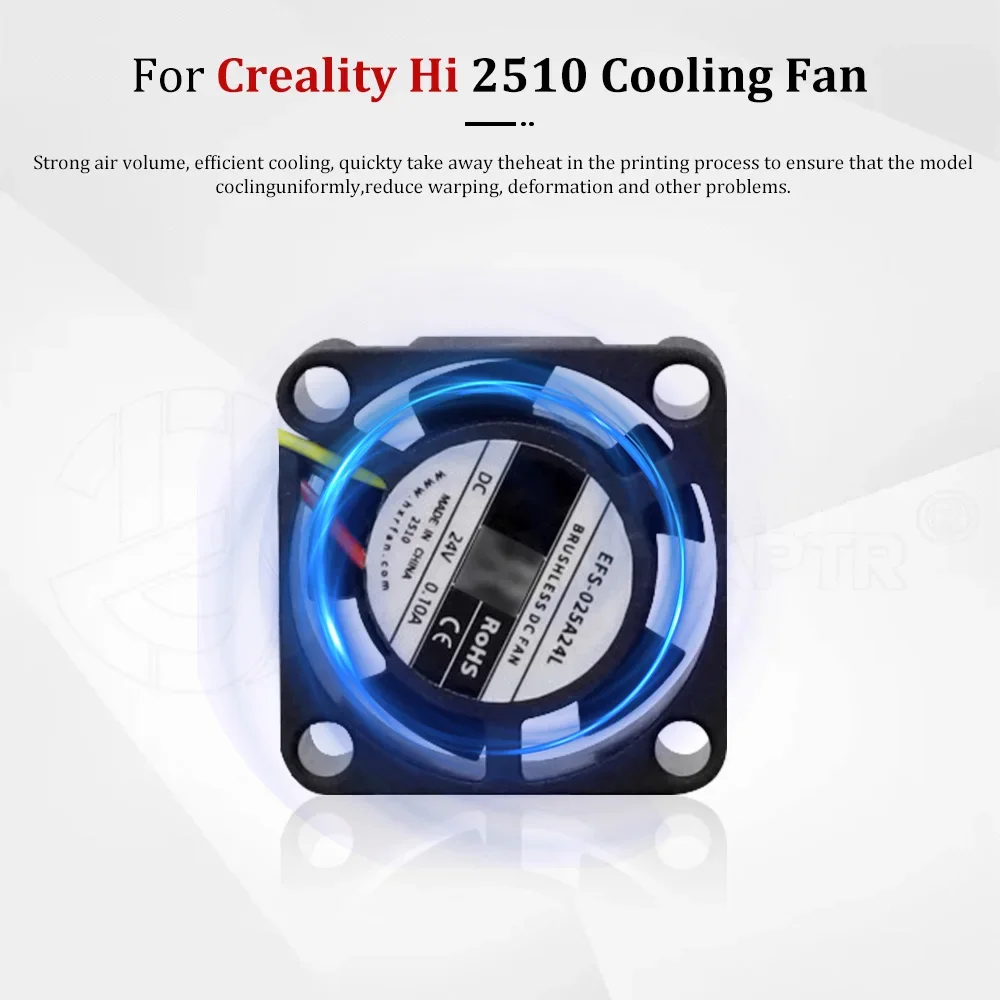 Wentylator do Creality Hi 2510, wentylator chłodzący 5015, dmuchawa DC24V, gorący korek, pomocnicze chłodzenie, akcesoria do drukarki 3D — zdjęcie produktu 4