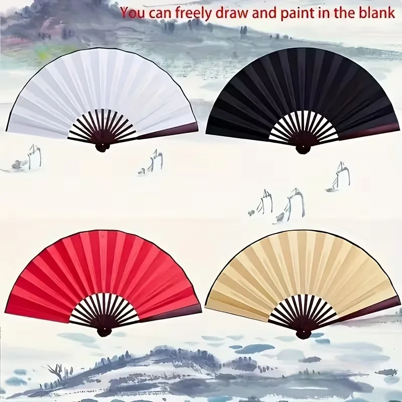 10 Custom Laser-Engraved Wooden Hand Fans - Vintage Hawaiian Theme, Available in 4 Colors, Unisex Anniversary Gift, Customizable with Name/Text, Exclusive for Father's Day