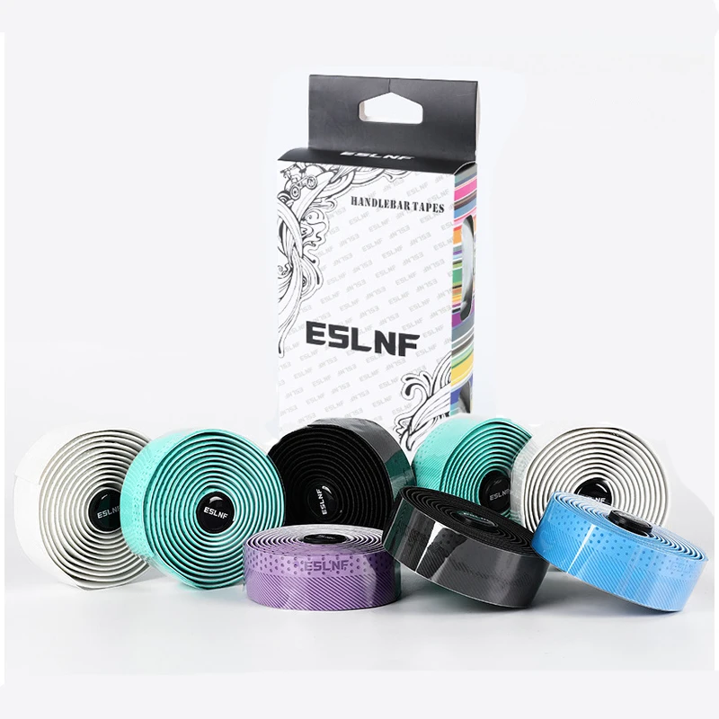 

ESLNF Bicycle Handlebar Strap Anti-slip PU+EVA MTB road bike cycling shockproof wear-resistant sweat-absorbing handlebar tape