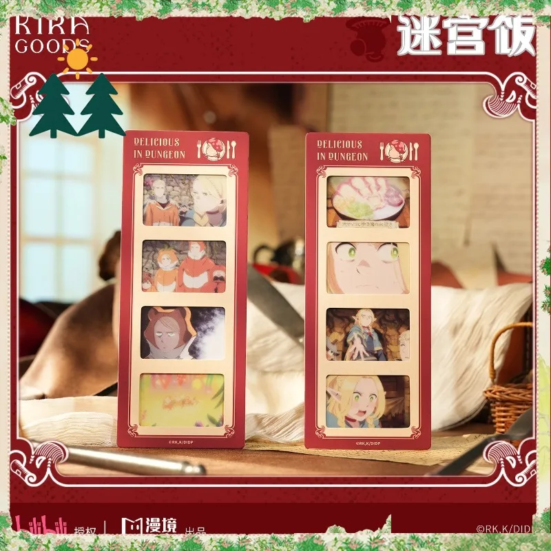 

Original Delicious in Dungeon TV Storyboard Film Strips Badge Paper Clip Set Marcille Laios Senshi Cute Mini Fun Girl Boys Gift