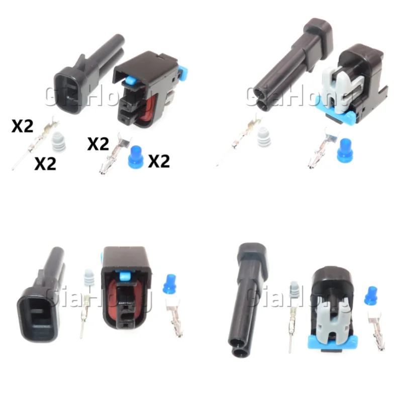 1 Set 2 Ways Auto AC Assembly Accessories 15326181 15411633 Car Fuel Spray Nozzle Waterproof Socket For Buick Excelle
