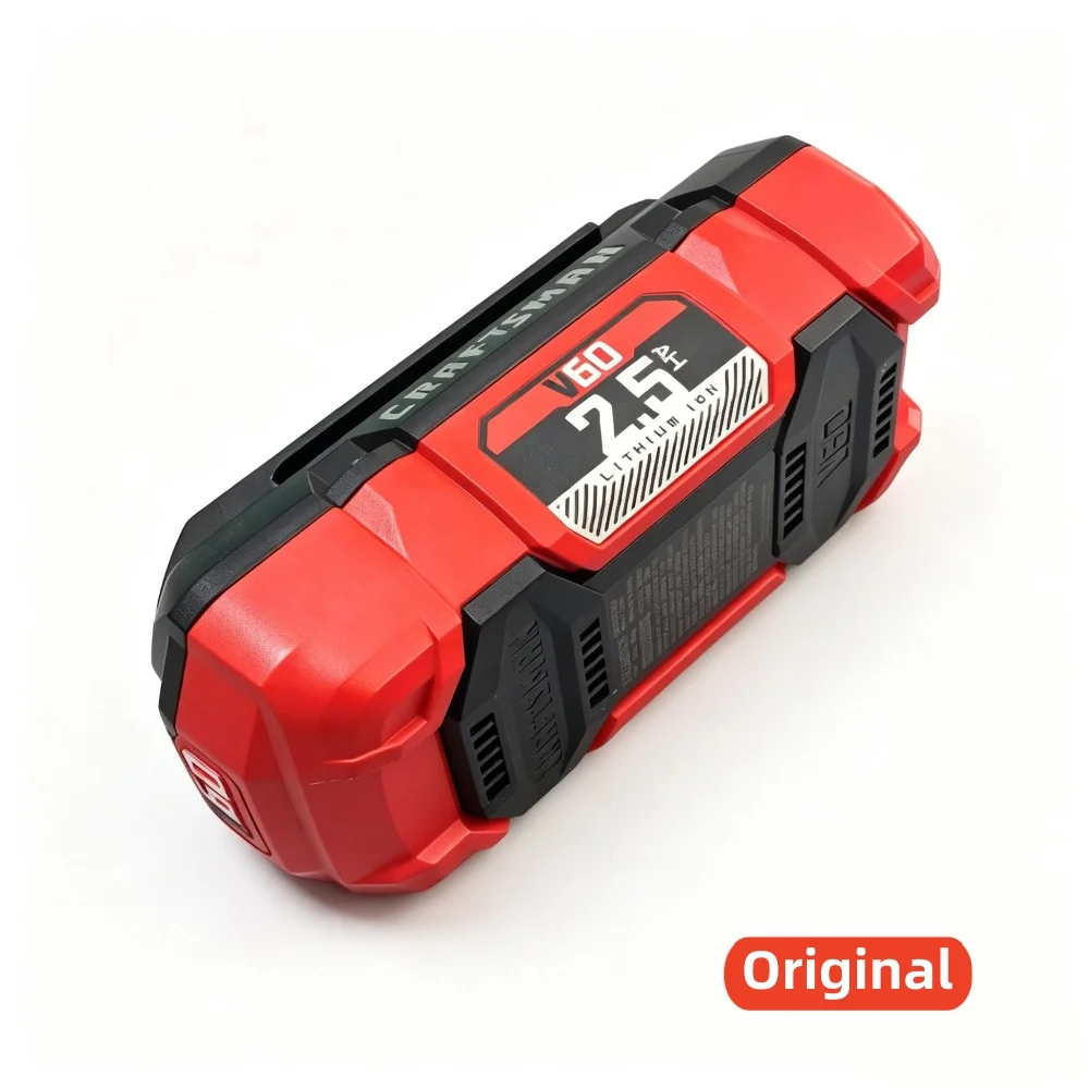 100%Original 2.5 7.5Ah for CRAFTZMAN 60V CMCMW260 CMCMW270 CMCST960 CMCCS660 Electric Lawn Mower Oil Chain Saw Tool Battery