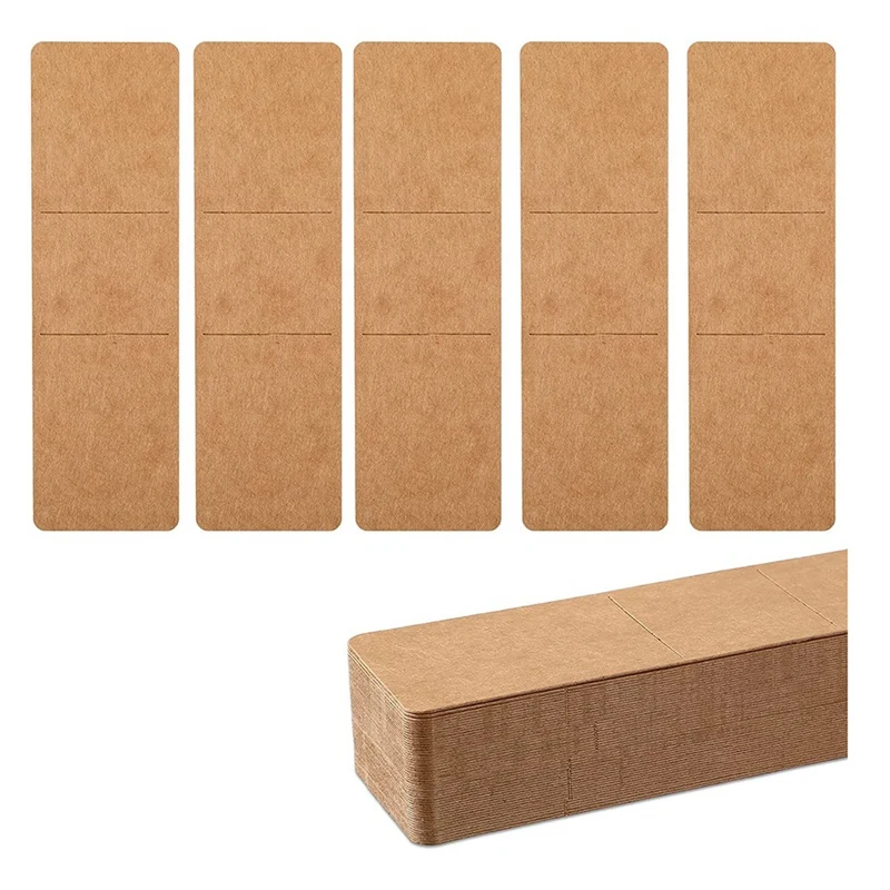 200 Pcs DIY Bookmarks Blank Display Cards Resin Bookmark Holders For Bookmark Wrapping Gift Decoration