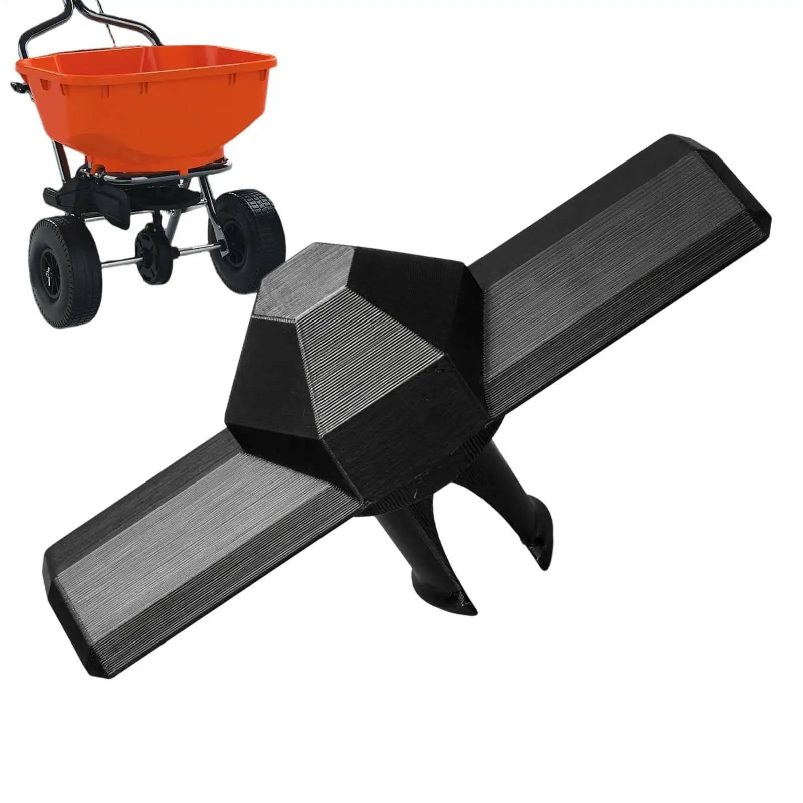 

Fertilizer Spreader Parts Broadcast Attachment Agriculture Machine Parts for Garden Backyard Park Pathway Lawn Grass Ground
