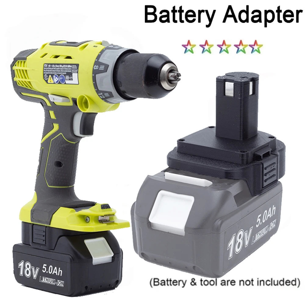 For Makita 18V Lithium Battery Adapter to for Roybi ONE+ 18v Power Tools Converter Accessories(Not include tools and battery)