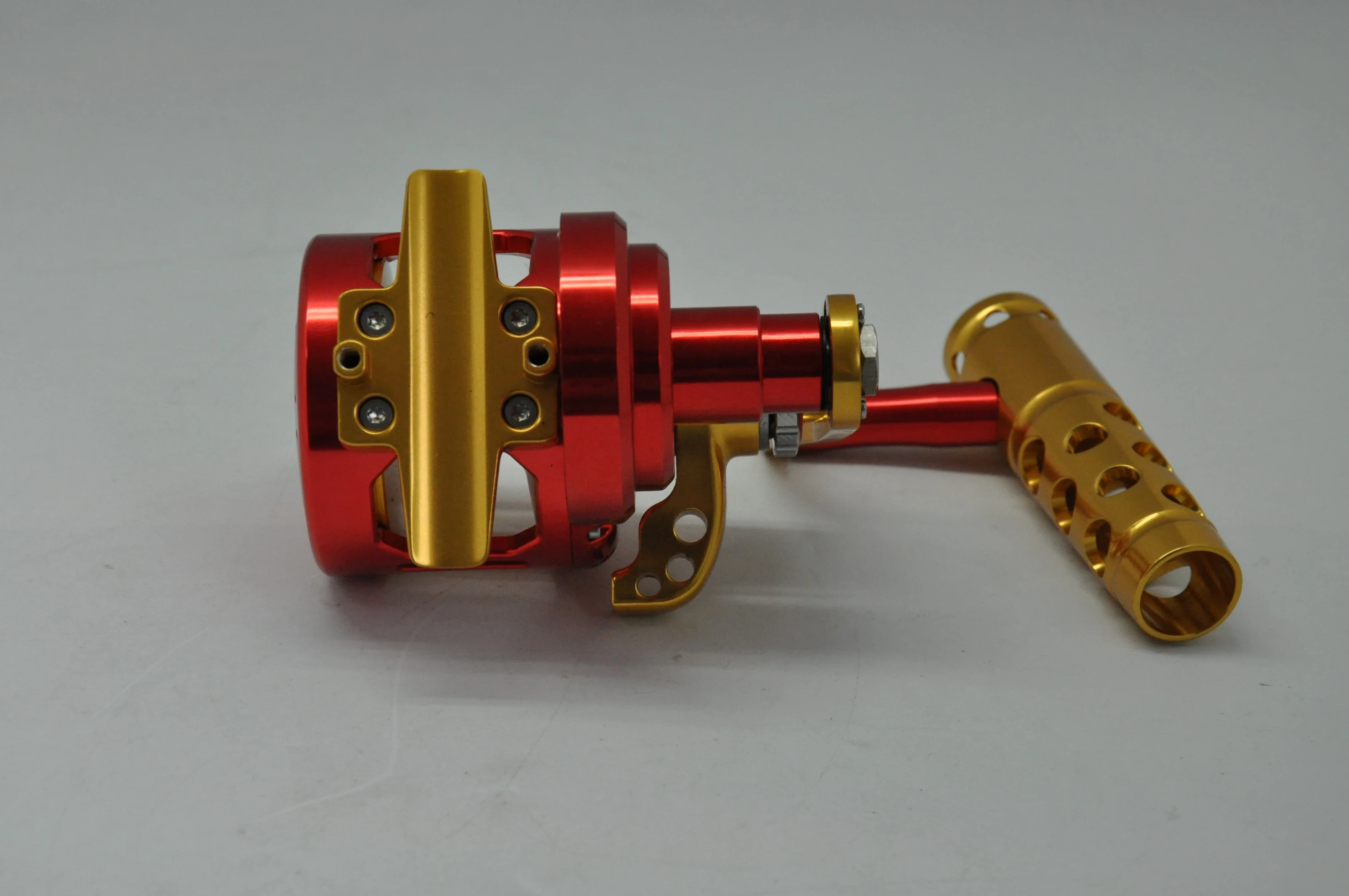 Carrete de pesca de agua salada de mar, carrete de Jigging lento de Metal completo para curricán, carrete de pesca con plantilla oceánica superior