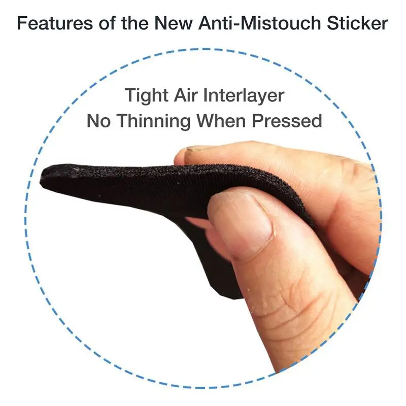 1pcs 2 นิ้ว Anti-Fouling ศิลปินวาดถุงมือสําหรับกราฟิกใดๆวาดตารางทั้งสําหรับขวามือซ้ายสีดําวาดถุงมือ