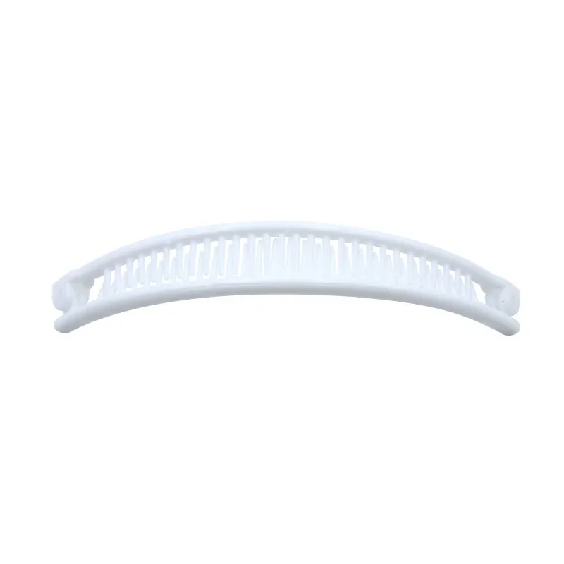 Korean Solid Color Banana Clip Women Hair Claw Barrette Hairpin Hair Accessories for Girls Ponytail Fixed Hoder Hair Clamp