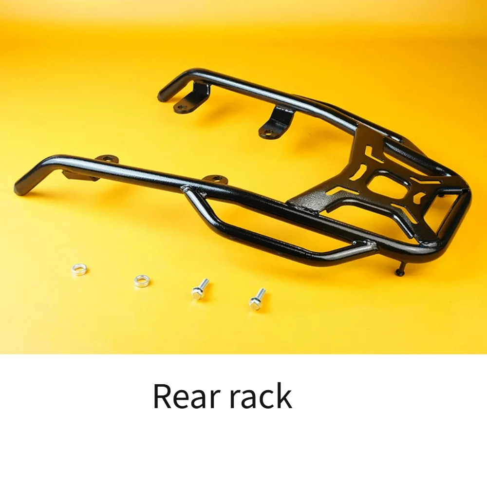 Motorcycle Carbon Steel Rear Luggage Rack Top Case Bracket For Haojue DL150 High Load Bearing Cargo Support Motorbike Modificati