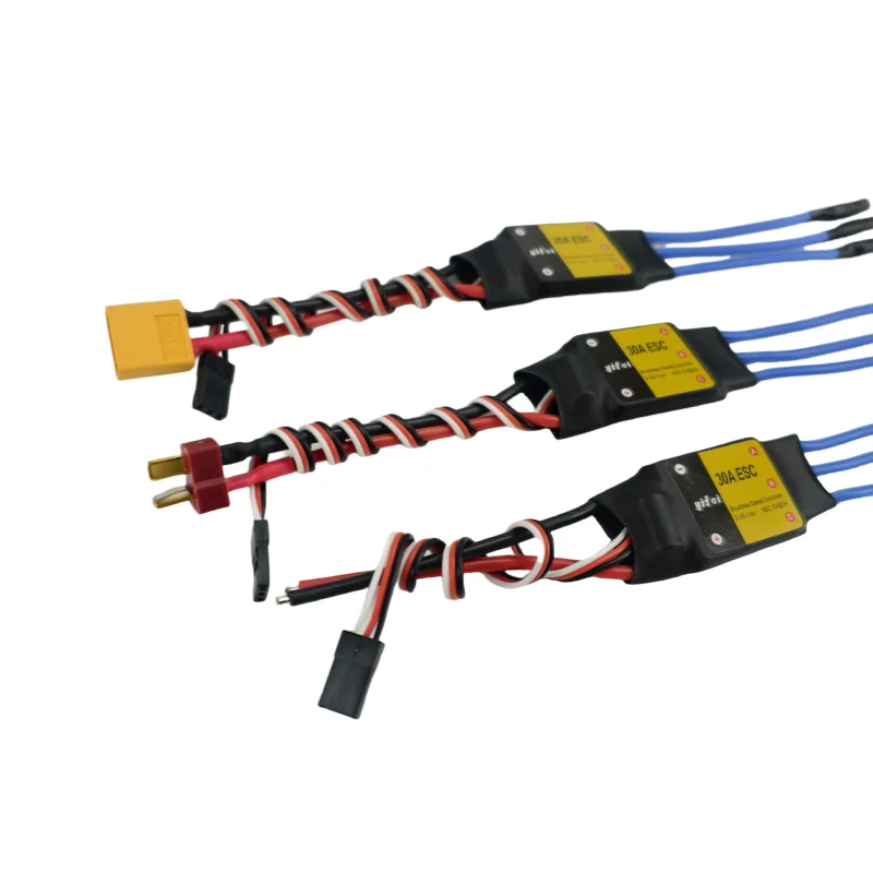 

The Yifei 30A ESC electronic control multi-plug precise and stable power control is suitable for multi-rotor model aircraft