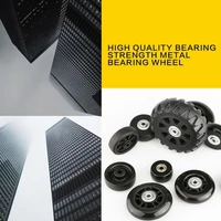 1 Pc Universal Suitcase Wheel Trolley Travel Flexible Mute Luggage Suitcase Swivel Wheel Replacement Repair Accessory 3