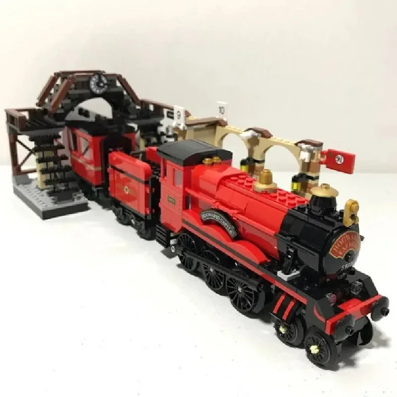 MOC 801pcs Magic Movie Series Express Train Compatible 75955 Creative and Versatile Building Assembly Bricks Toys Kid Gifts Toys