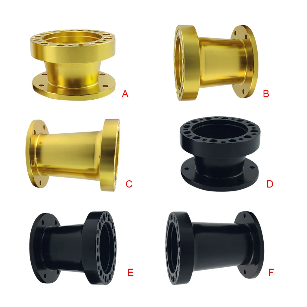 Car Steering Wheel Hub Extension Extender Aluminum Steering Wheel Adapter Automotive Parts