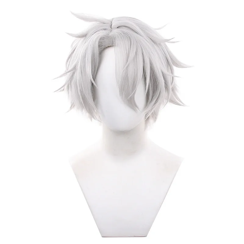 

Star Dome Railway Baier cos wig, silver-gray short hair