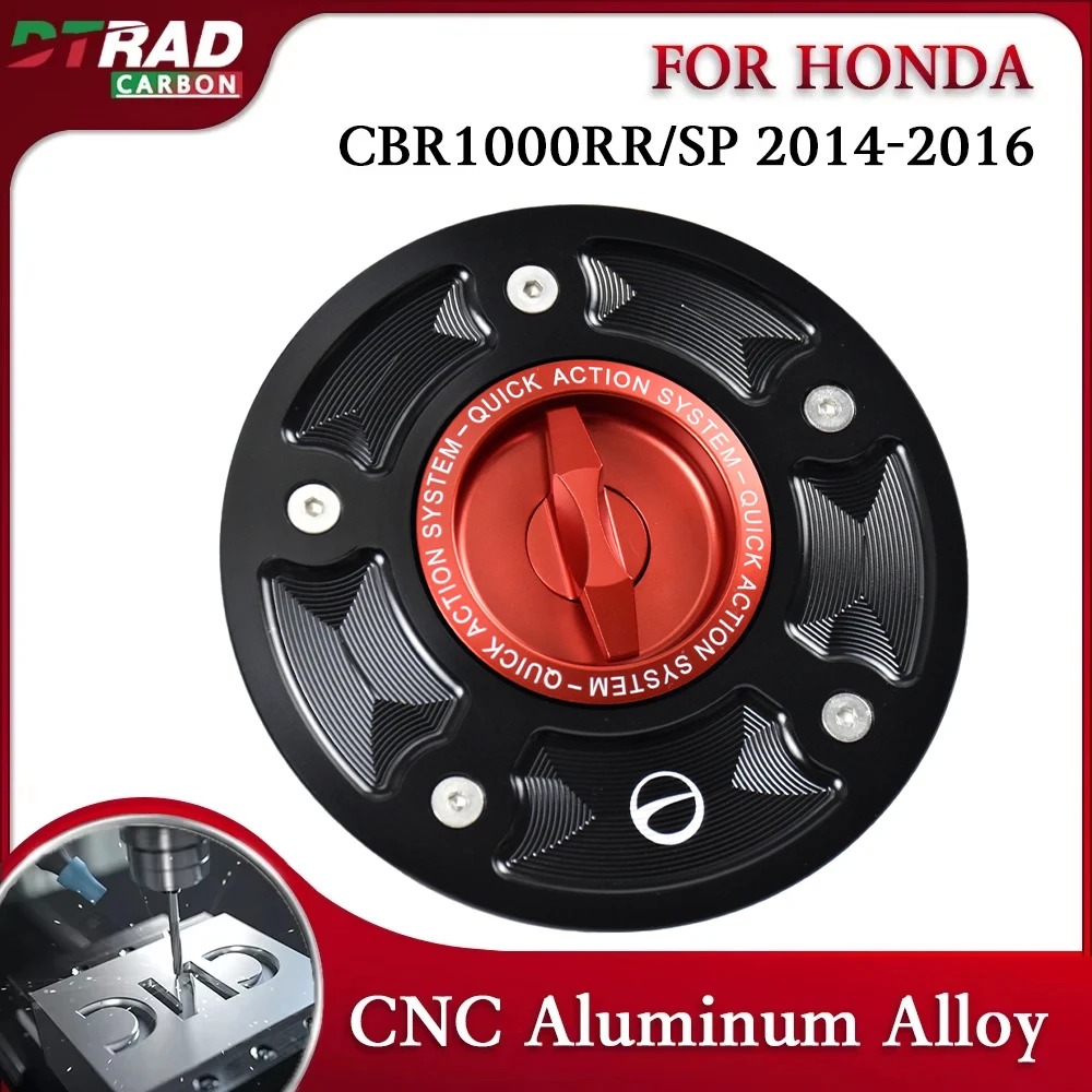 

FOR HONDA CBR1000RR/SP 2014 2015 2016 Quick Release Keyless Gas Tank Cover Accessories Motorcycle parts CNC Action Fuel Caps