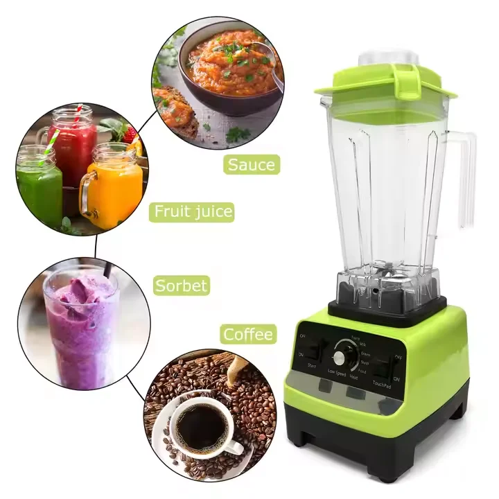

2025 New Professional Industrial Heavy Duty Commercial Environmentally Friendly Blender Smoothie Maker