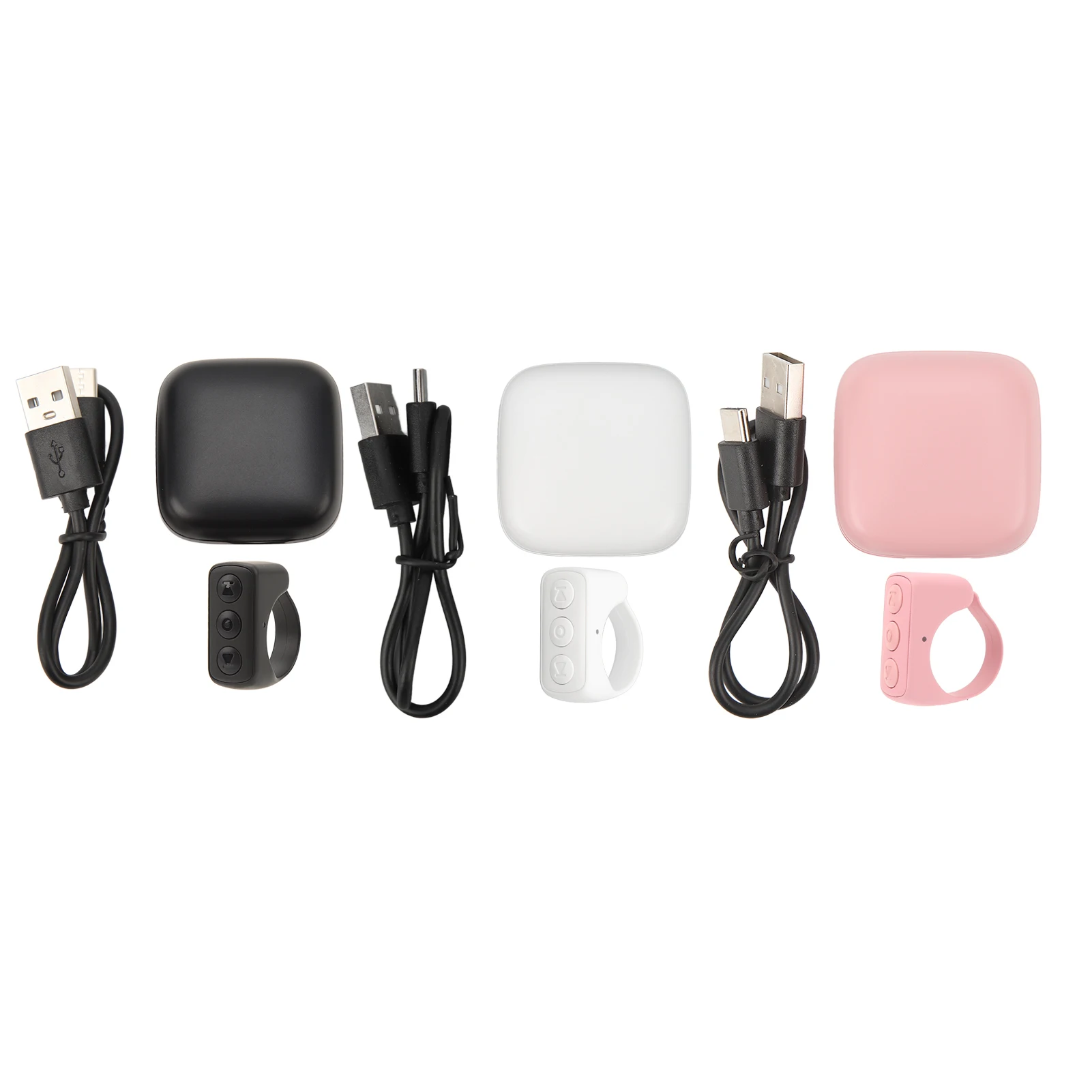 

Portable Lightweight Bluetooth 5.0 Remote Control Page Turner Easy Pair APP Remote Control Scrolling Ring Clicker for Cell Phone