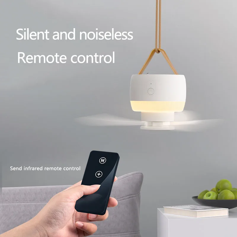 

Маленький потолочный вентилятор с зарядкой через USB, палатка для кемпинга, уличная палатка, бесшумный мини-вентилятор, бытовая кровать, электрический портативный потолочный вентилятор, светильник