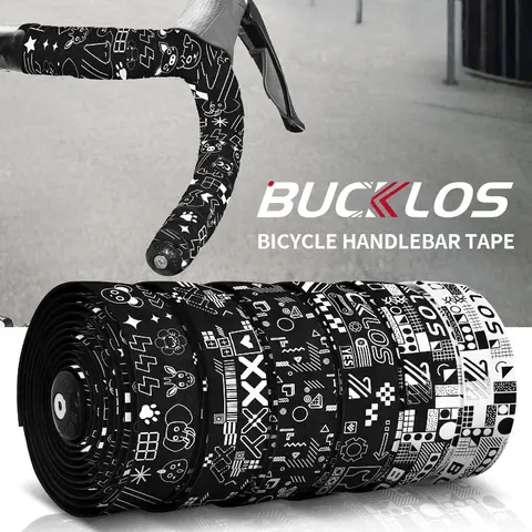 BUCKLOS Bar Tape Gravel Road Bike Handlebar Wrapper Comfortable Anti-slip Bicycle Bar Strap Handle Winding for Speed Race Cycle