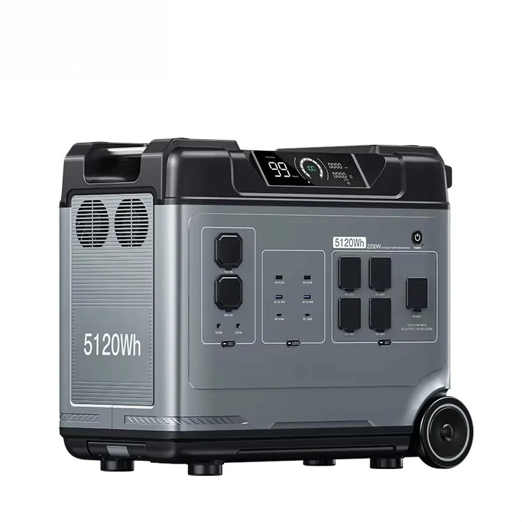 3000W 5000W 6000W 110V 220V Portable Power Supply Station Lifepo4 10KWH 15KHW Solar Generator