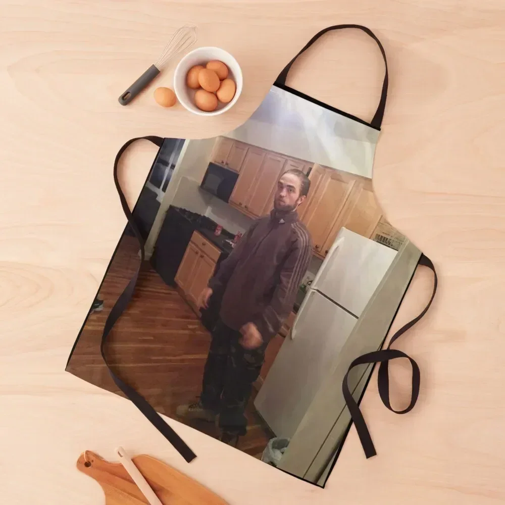 

Pattinson Standing Meme Apron Bib For Kitchen waterproof for women Kitchen Tools Accessories bib Apron