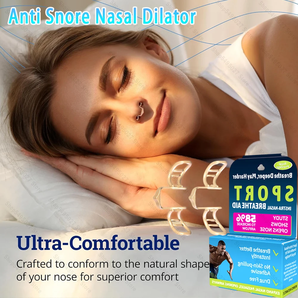 

Nose Dilator Nasal Silicone Nose Clip Anti Snoring Easy Breath Preventing Snoring Help Breathe Snoring Devices Improve Sleeping