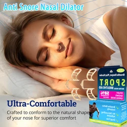 Nose Dilator Nasal Silicone Nose Clip Anti Snoring Easy Breath Preventing Snoring Help Breathe Snoring Devices Improve Sleeping