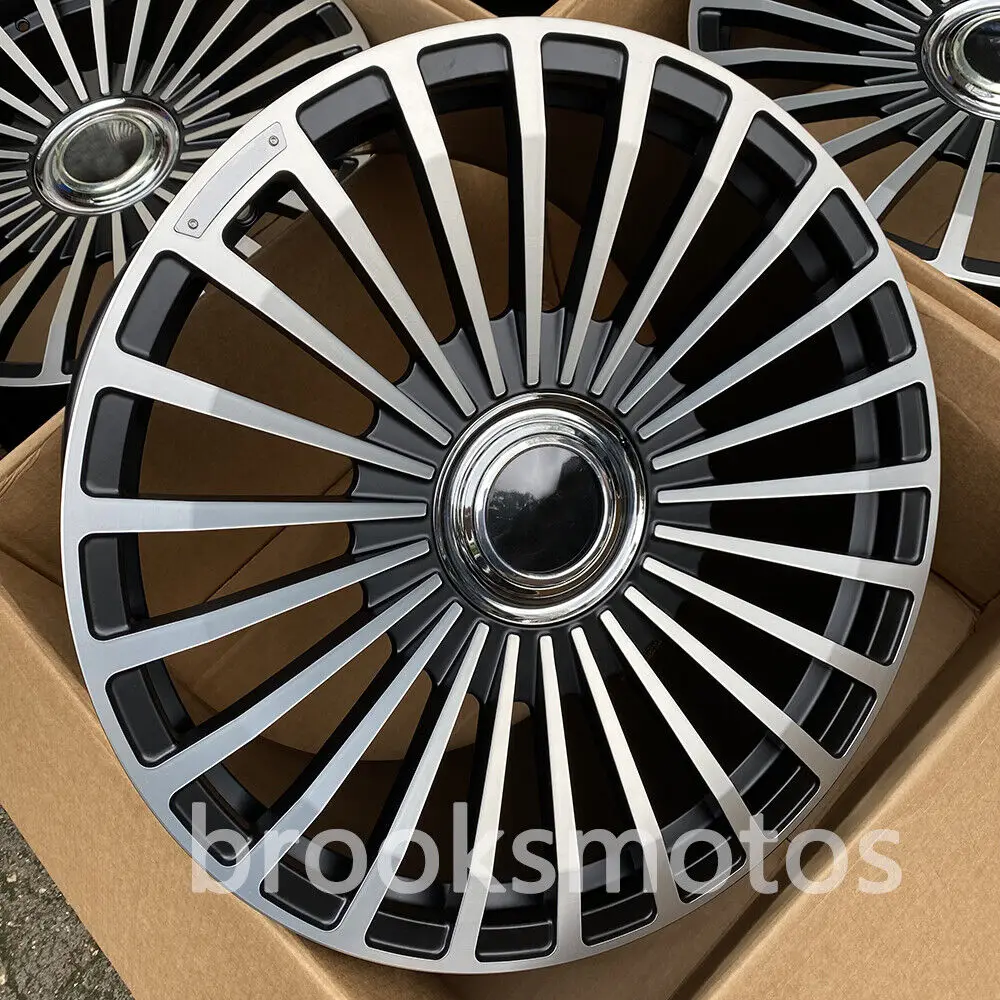 24" NEW MULT SPOKE FORGED WHEELS RIMS FITS FOR ROLLS ROYCE CULLINAN 24X10