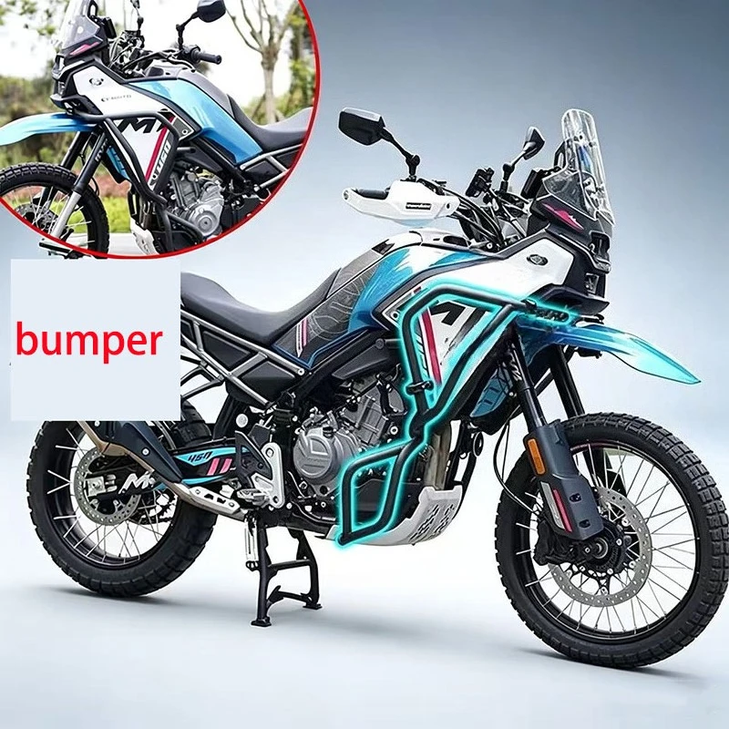 For CFMOTO 450MT motorcycle 2020-2026 Engine Guard Highway Crash Bar Motorcycle Frame Protection Bumper Modification Accessories