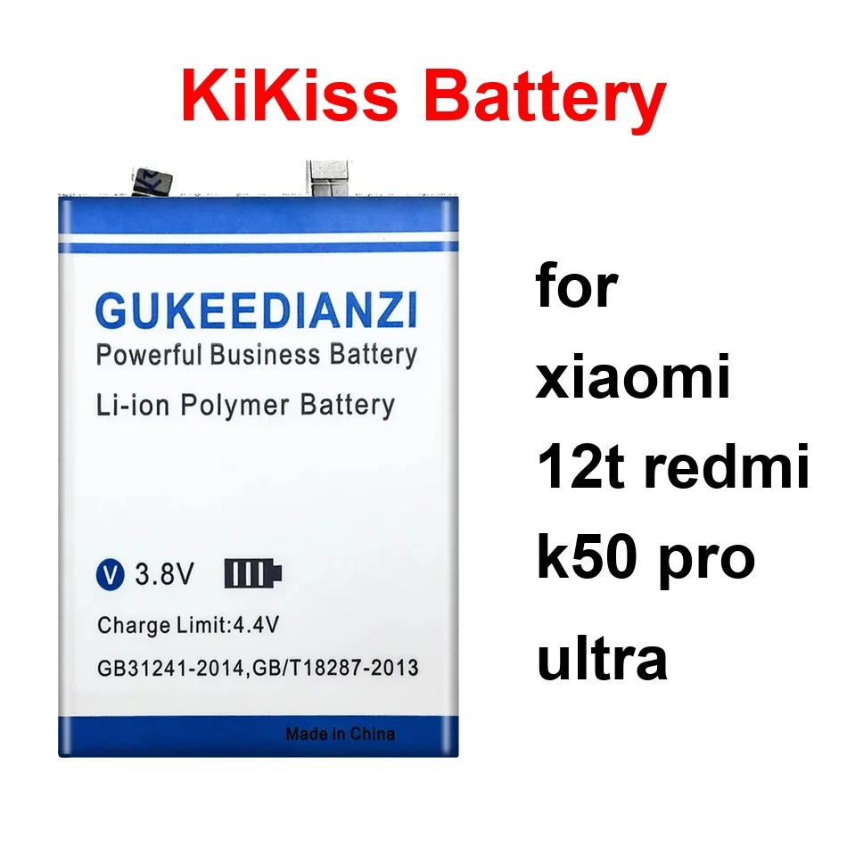 

Mobile Phone Battery Premium Replacement BM5J BM5E BP48 3200-6000Mah For Xiaomi 12T Redmi K50 Pro Ultra