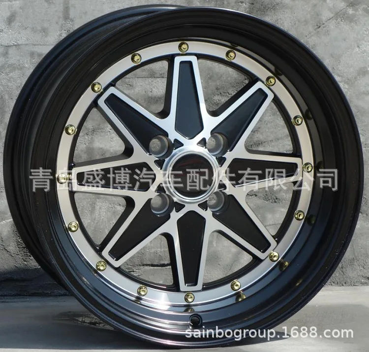 

Suitable for F991270 15-inch, Shengbo, personalized modified automobile aluminum alloy wheel rim tire bell