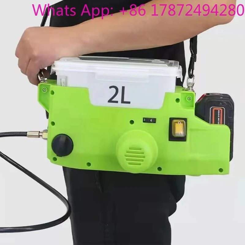 Handheld High-pressure and High-power Spray  Backpack Lithium Battery Charging Wall Paint Emulsion Paint Spraying Machine