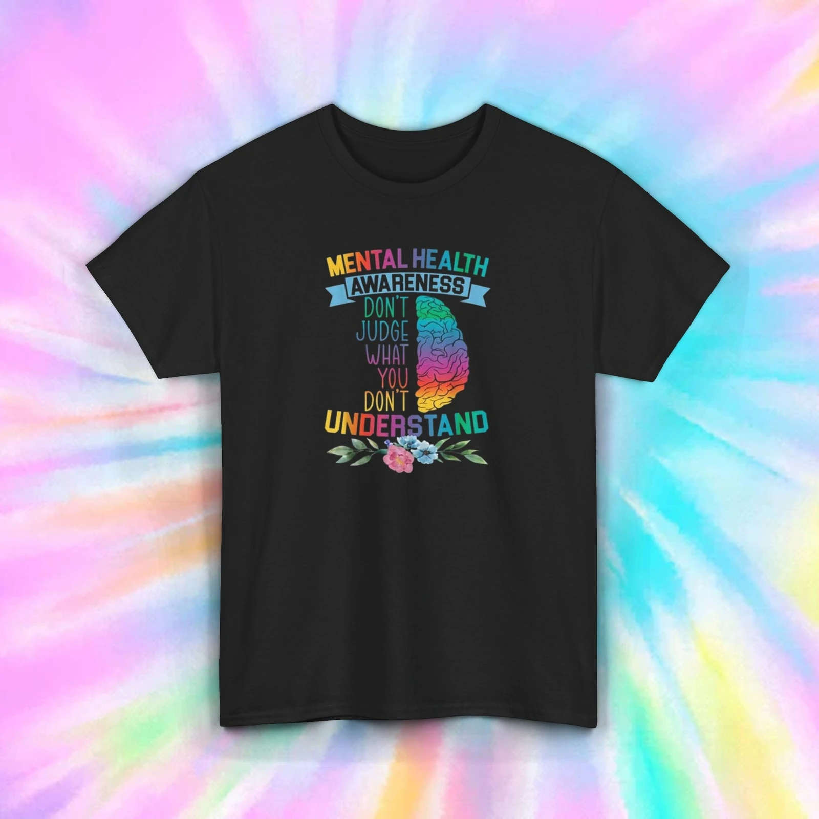 T-Shirt de sensibilisation à la santé mentale, ne juge pas, graphique inspirant, S-5XL