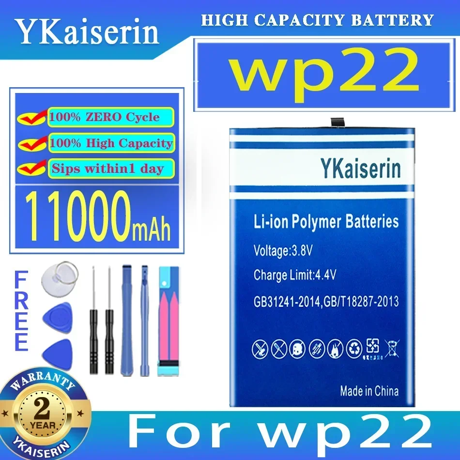 

YKaiserin Battery 11000mAh For blackview wp22 (S109) Bateria